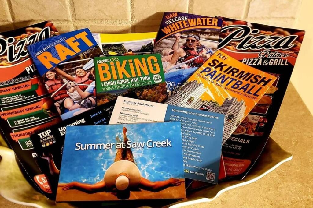*Amenity-Filled Waterfront Oasis @Saw Creek Estates Near Waterfalls And Hiking* East Stroudsburg Eksteriør billede